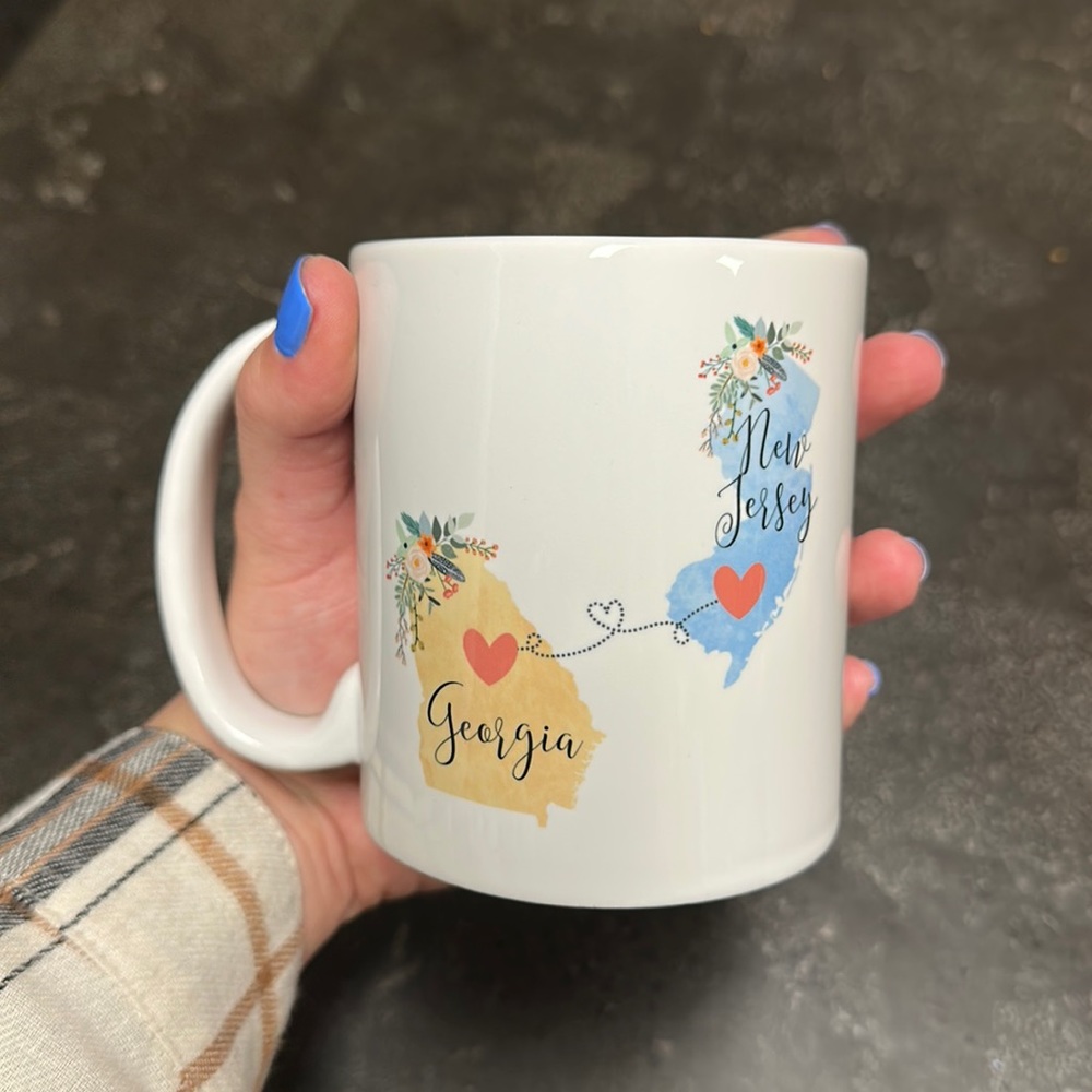 NJ -> GA coffee cup